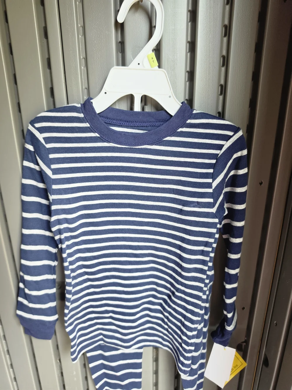 Carter's Navy & White Striped Kids Pajama Set